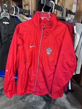 Nike London 2012 Olympics NBC Media Team USA Storm-Fit Full Zip Windbreaker Jack